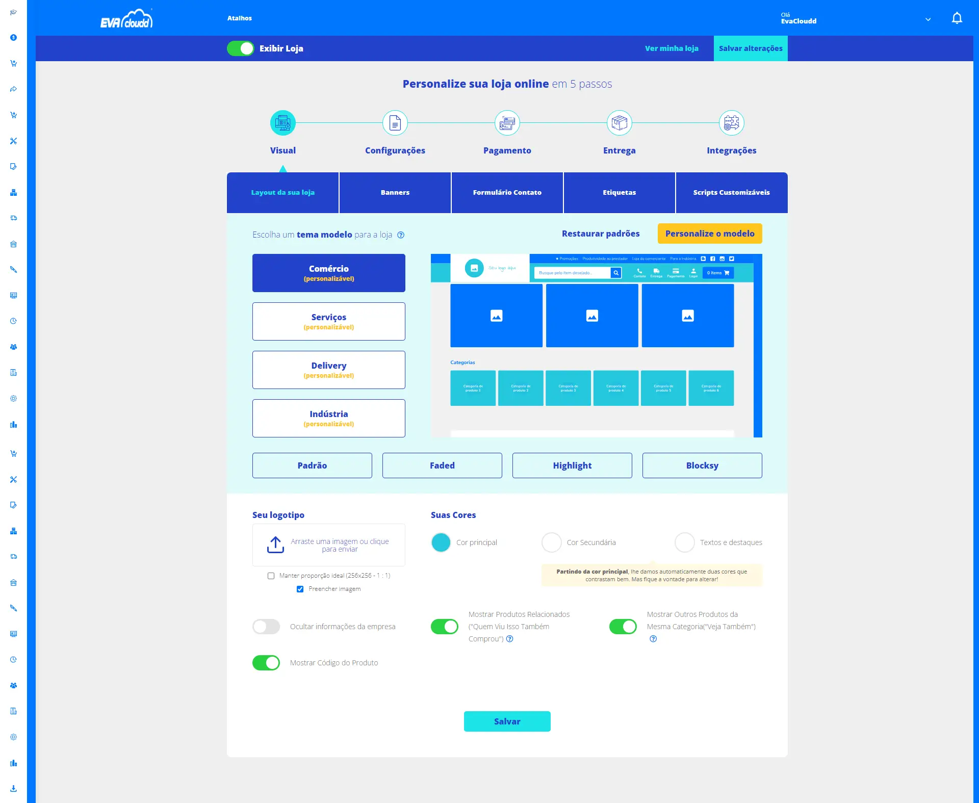 PDV virtual e loja online